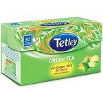 Tetley Tea Bags - Green Tea With Ginger Mint & Lemon