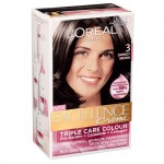 L'oreal Excellence Hair Color - 3 Darkest Brown