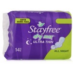 Stayfree Dry Max All Night (Ultra-Dry Xl Wings)