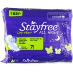 Stayfree Dry Max All Night (Ultra-Dry Xl Wings)